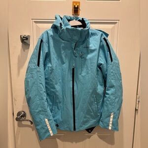 Descente Ski Snow Snowboarding Jacket Coat Blue Wm Size M